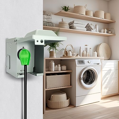 Load image into Gallery viewer, 30Amp Power Outlet Box,125/250Volt NEMA 14-30R Receptacle Weatherproof Outdoor Electrical Panel, ETL Listed for Electric Vehicles, RV,Electric Dryers
