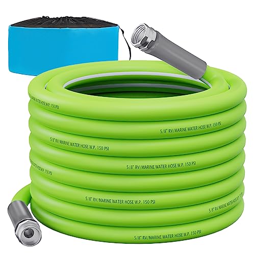 Load image into Gallery viewer, RVGUARD RV Water Hose 50 FT, 5/8&#39;&#39; Inside Diameter Drinking Water Hose, Lead-Free and No Leaking Garden Hose for RV, Trailer, Camper and Garden
