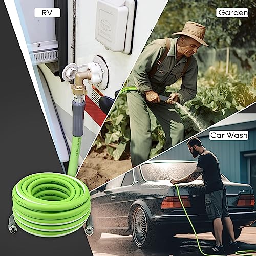 Load image into Gallery viewer, RVGUARD RV Water Hose 15 FT, 5/8&#39;&#39; Inside Diameter Drinking Water Hose, Lead-Free and No Leaking Garden Hose for RV, Trailer, Camper and Garden
