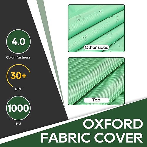 RVGUARD Travel Trailer Cover, 300D Oxford Cover fits for 20' - 22' RV, Upgrade UV Resistant Oxford Fabric, Quick Side Door Access, Come with Maintenance Accessory and Storage Bag