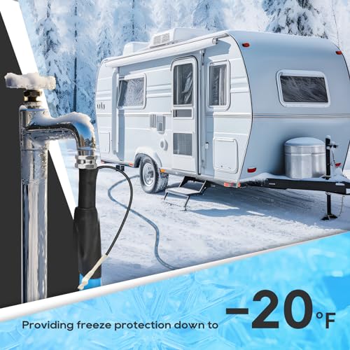 Load image into Gallery viewer, RVGUARD Heated Water Hose 25FT for RV, -20 ℉ Freeze Protection Heated Drinking Water Hose with Energy-Saving Thermostat, Lead and BPA Free for RV/Home/Garden
