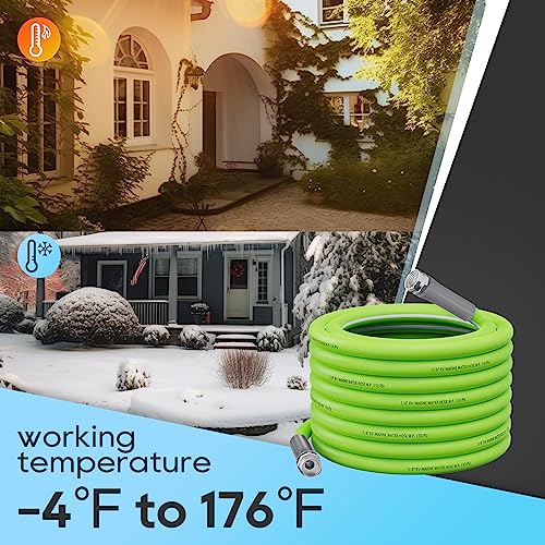 Load image into Gallery viewer, RVGUARD RV Water Hose 50 FT, 5/8&#39;&#39; Inside Diameter Drinking Water Hose, Lead-Free and No Leaking Garden Hose for RV, Trailer, Camper and Garden
