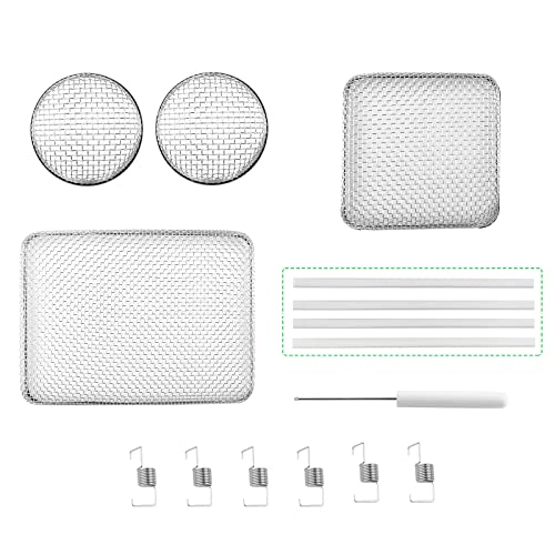 Load image into Gallery viewer, RVGUARD RV Flying Insect Screen for RV Water Heater Vent Cover Protects from Insects Stainless Steel Mesh with Installation Tool and Silicone Rubber
