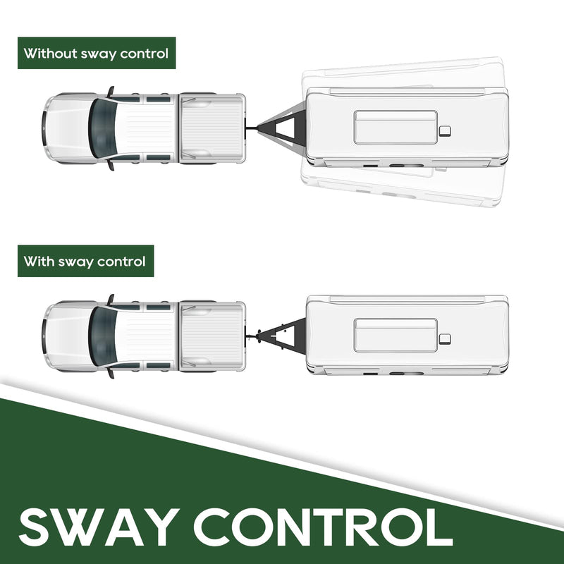 Load image into Gallery viewer, RVGUARD Adjustable Sway Control Kit Right Handed for Trailer, Master The Road with Confidence for Safer and Smoother Towing Experiences
