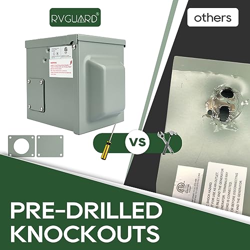 EV/Welding Power Outlet Box 50 Amp 250 Volt - RVGUARD