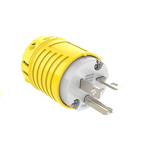 Electrical Replacement Male Plug 125V 20 Amp - RVGUARD