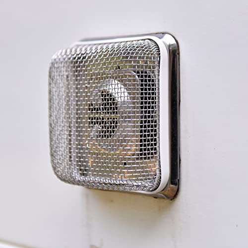 Load image into Gallery viewer, Flying Insect Screen for RV Water Heater Vent Cover - 4.5 x 4.5 x 1.3 Inc - RVGUARD
