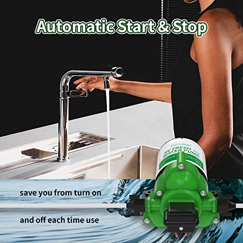 Load image into Gallery viewer, Fresh Water Pump 3.5 GPM with Strainer Filter 12V - RVGUARD

