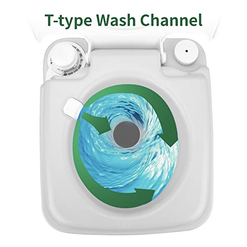 Load image into Gallery viewer, Portable Toilet 5.3 Gallon with Carry Bag and Wash Sprayer - RVGUARD
