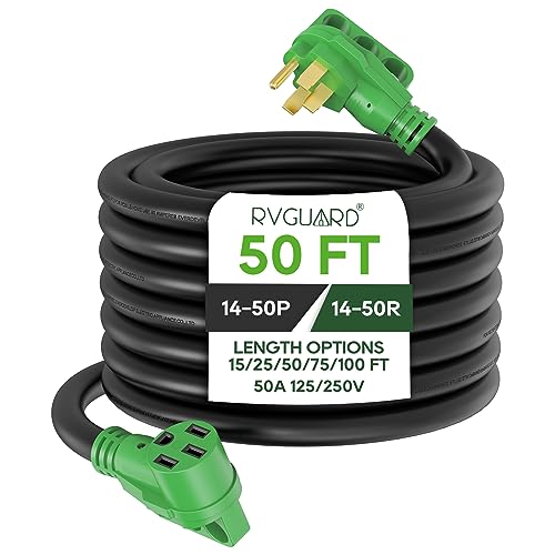 RV/EV Extension Cord 50 Amp 50 Foot - RVGUARD
