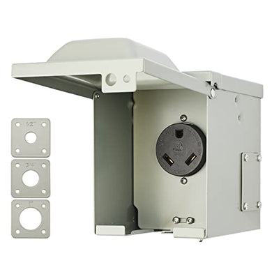 RV/EV Power Outlet Box 30 Amp 125 Volt - RVGUARD