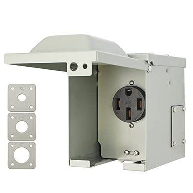 RV/EV Power Outlet Box 50 Amp 125/250 Volt - RVGUARD