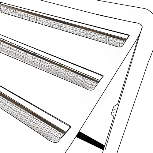 Load image into Gallery viewer, RVGUARD 20” x 1-1/2” Insect Screen for RV Refrigerator 3 Pack - Detail

