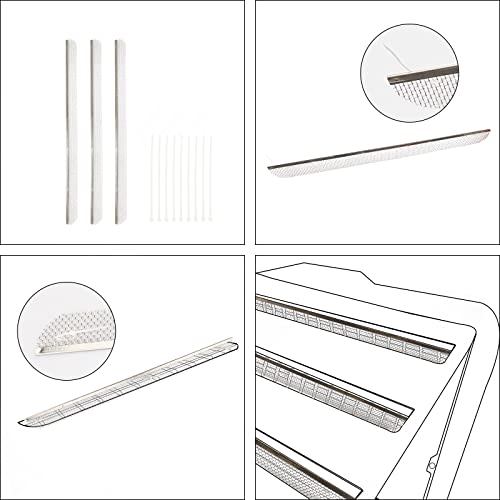 Load image into Gallery viewer, RVGUARD 20” x 1-1/2” Insect Screen for RV Refrigerator 3 Pack - Details
