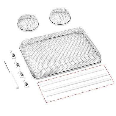 RVGUARD Flying Insect Screen for RV Water Heater Vent Cover 3 Pack (2.8 x 1.3 Inch )(8.5 x 6 x 1.3 Inch) - Over View