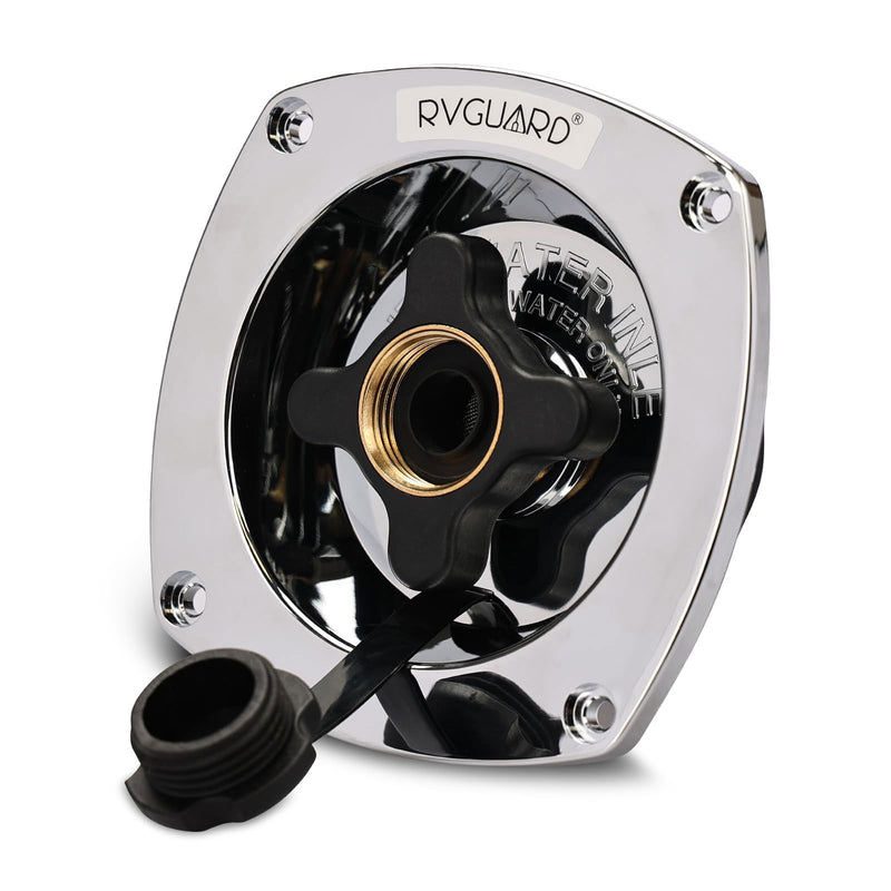 Load image into Gallery viewer, RV City Water Inlet with Regulator - RVGUARD
