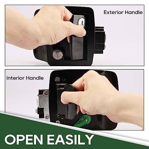 Load image into Gallery viewer, RV Door Latch with Paddle Deadbolt - RVGUARD
