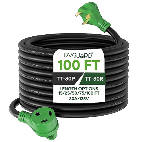 Load image into Gallery viewer, RV Extension Cord 30 Amp 100 Foot - RVGUARD
