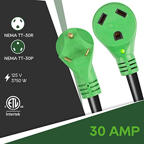 Load image into Gallery viewer, RV Extension Cord 30 Amp 50 Foot - RVGUARD
