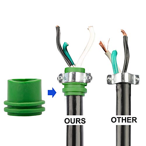 thumbnail image 2 of RVGUARD 50 Amp RV Male Plug Replacement - NEMA 14-50P, 125/250V, With Safety Disconnect Handle (Green) 2 of 14