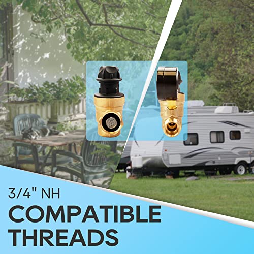 RV Water Pressure Regulator Valve with Adjustable Knob - RVGUARD