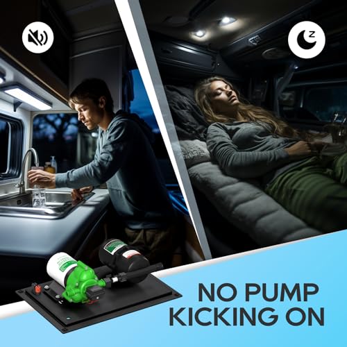 RV Water Pump and Accumulator Tank System - RVGUARD