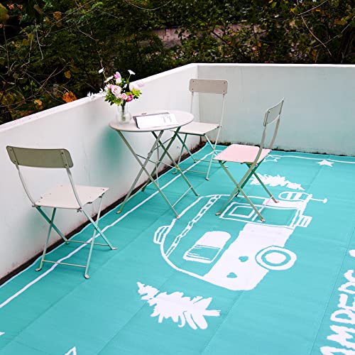 Load image into Gallery viewer, Reversible Outdoor Rugs 9 x 12 Feet - Green - RVGUARD
