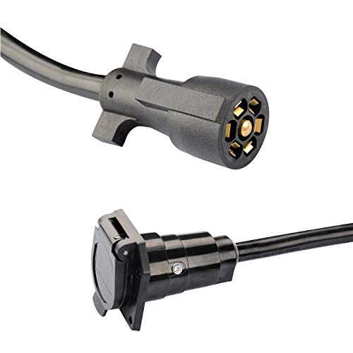 Load image into Gallery viewer, Trailer Extension Cord 7 Way 12 Feet - RVGUARD
